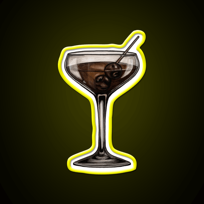 Manhattan Cocktail Bar Decor Led Neon Sign Rgb Color - Shineneon