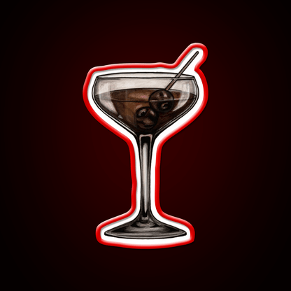 Manhattan Cocktail Bar Decor Led Neon Sign Rgb Color - Shineneon