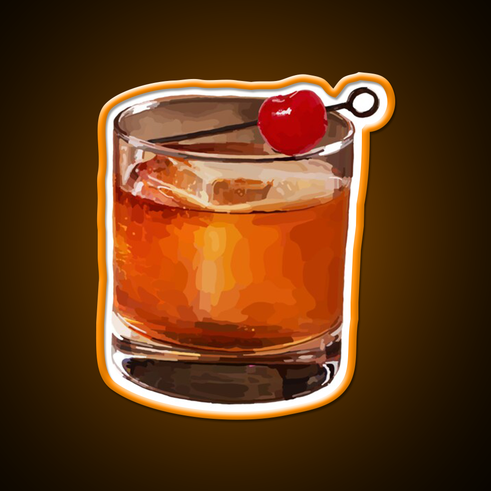Manhattan On The Rocks Cocktail Bar Decor Led Neon Sign Rgb Color - LED neon sign view 6