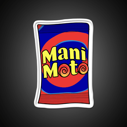 Mani Moto Snack Food Led Neon Sign Rgb Color - Shineneon