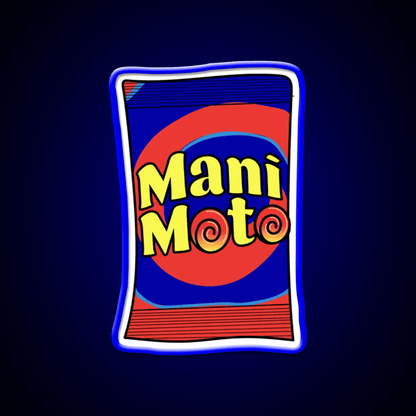 Mani Moto Snack Food Led Neon Sign Rgb Color - Shineneon