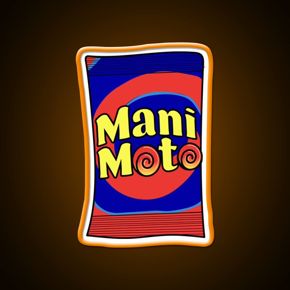 Mani Moto Snack Food Led Neon Sign Rgb Color - Shineneon