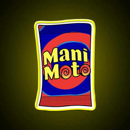 Mani Moto Snack Food Led Neon Sign Rgb Color - Shineneon