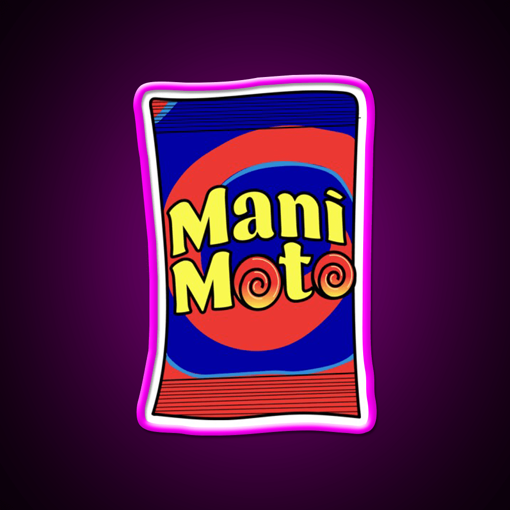 Mani Moto Snack Food Led Neon Sign Rgb Color - Shineneon