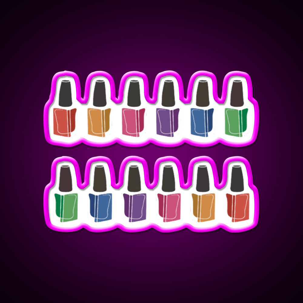 Manicure Manicurist Nail Salon Led Neon Sign Rgb Color - Shineneon