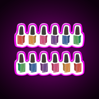 Manicure Manicurist Nail Salon Led Neon Sign Rgb Color - Shineneon