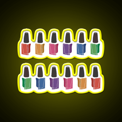 Manicure Manicurist Nail Salon Led Neon Sign Rgb Color - Shineneon