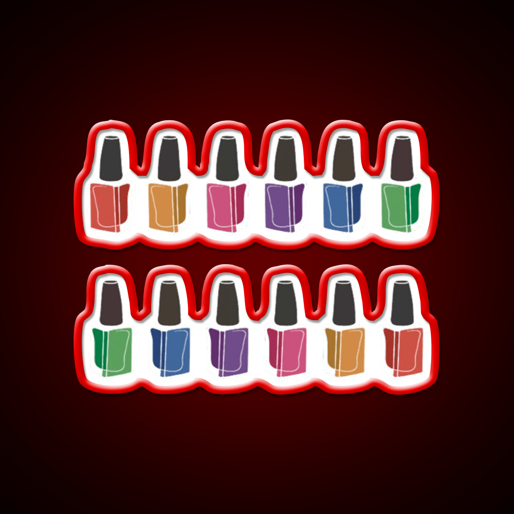 Manicure Manicurist Nail Salon Led Neon Sign Rgb Color - Shineneon