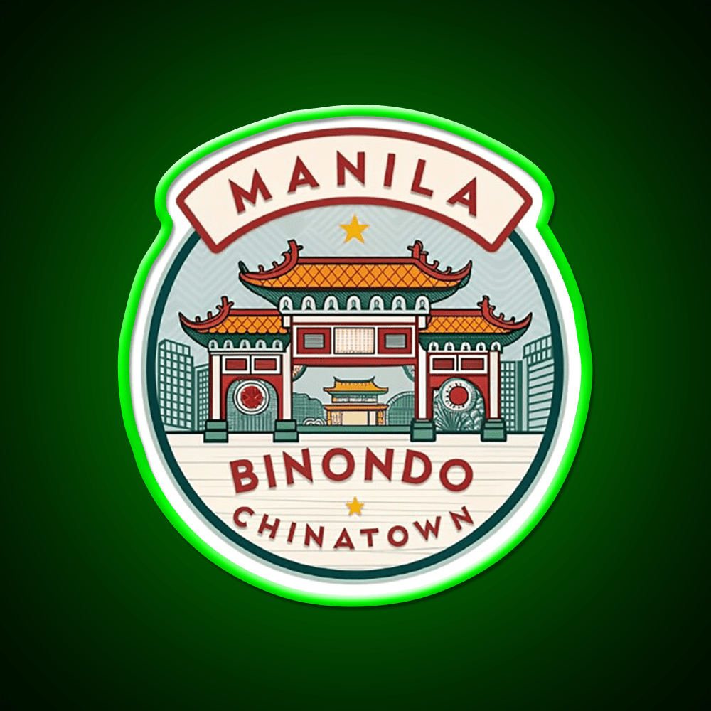 Manila Binondo Chinatown Asian Cultural Led Neon Sign Rgb Color - Shineneon