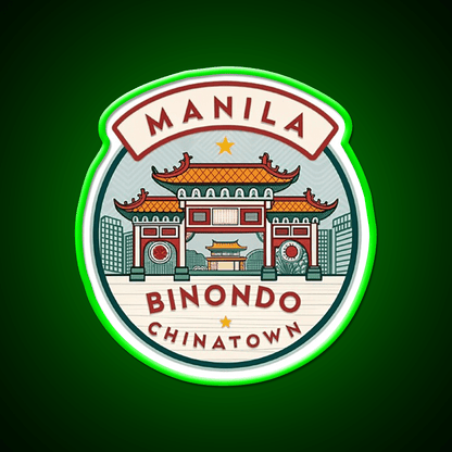 Manila Binondo Chinatown Asian Cultural Led Neon Sign Rgb Color - Shineneon