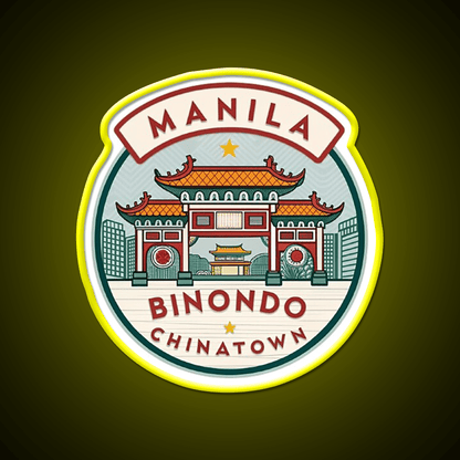 Manila Binondo Chinatown Asian Cultural Led Neon Sign Rgb Color - Shineneon