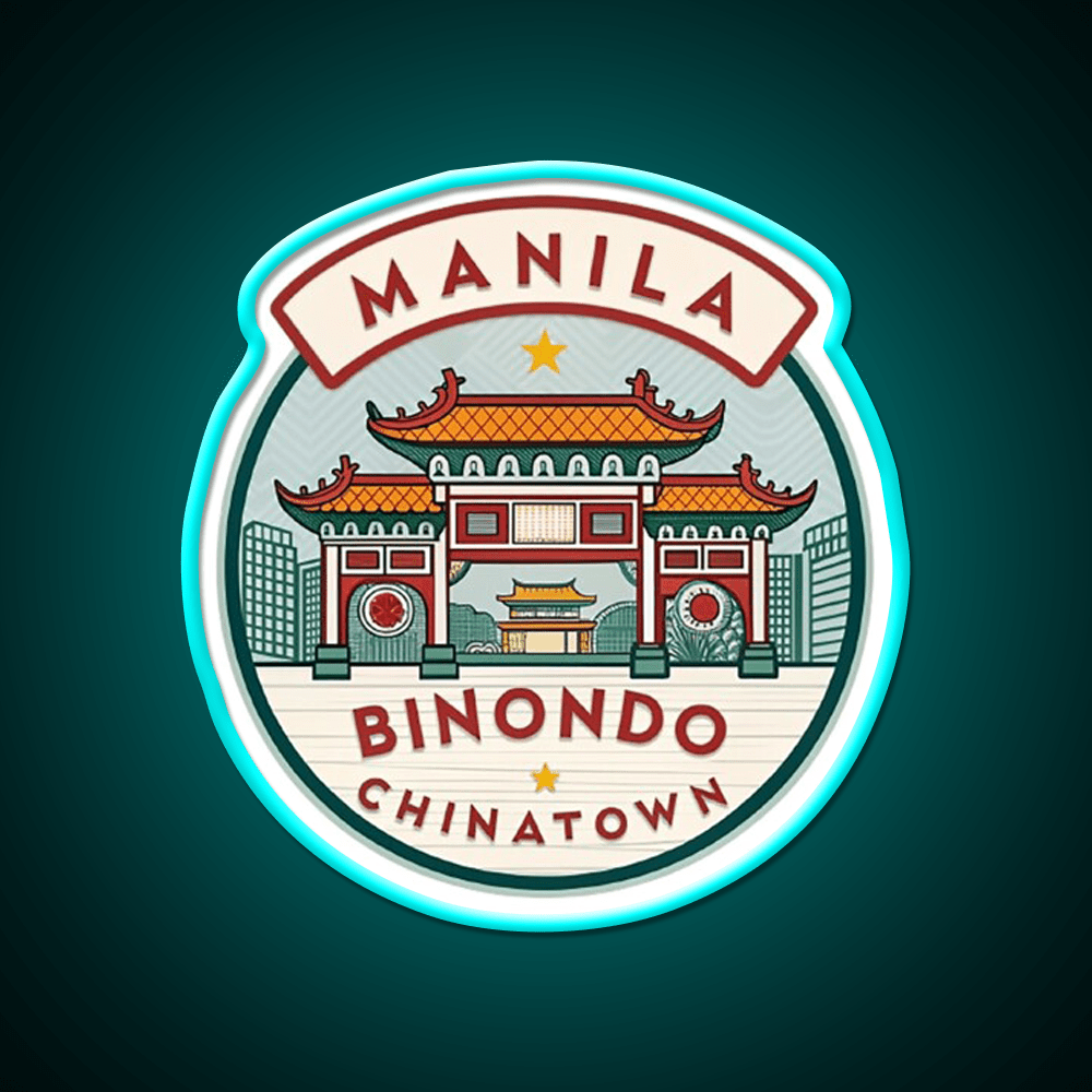 Manila Binondo Chinatown Asian Cultural Led Neon Sign Rgb Color - Shineneon
