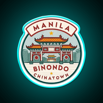 Manila Binondo Chinatown Asian Cultural Led Neon Sign Rgb Color - Shineneon
