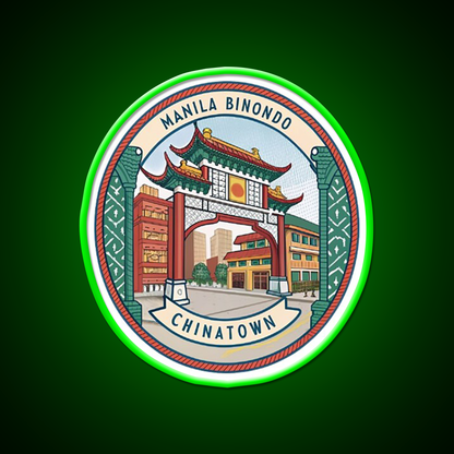 Manila Binondo Chinatown Asian Cultural Led Neon Sign Wall Art Rgb Color - LED neon sign view 8