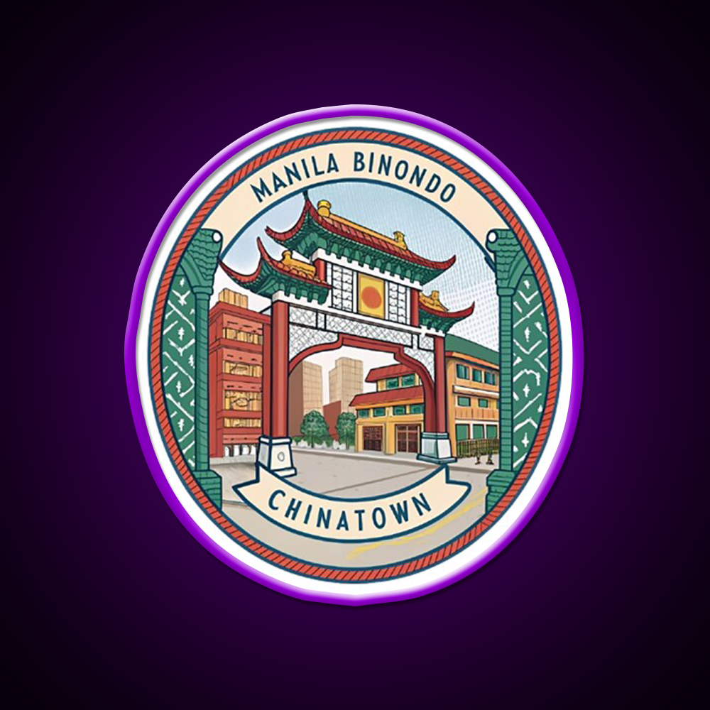Manila Binondo Chinatown Asian Cultural Led Neon Sign Wall Art Rgb Color - LED neon sign view 9