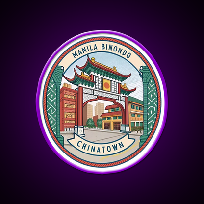 Manila Binondo Chinatown Asian Cultural Led Neon Sign Wall Art Rgb Color - LED neon sign view 9