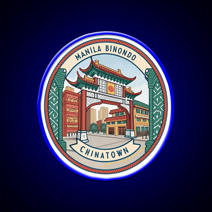 Manila Binondo Chinatown Asian Cultural Led Neon Sign Wall Art Rgb Color - Shineneon