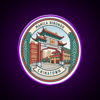 Manila Binondo Chinatown Asian Cultural Led Neon Sign Wall Art Rgb Color - Shineneon