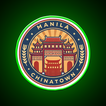 Manila Chinatown Asian Cultural Led Neon Sign Home Wall Art Rgb Color - LED neon sign view 8