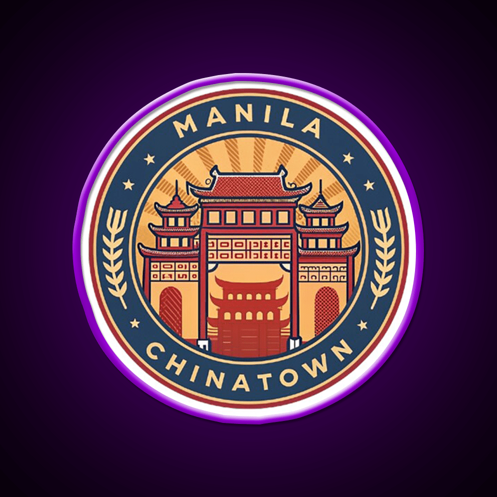 Manila Chinatown Asian Cultural Led Neon Sign Home Wall Art Rgb Color - Shineneon