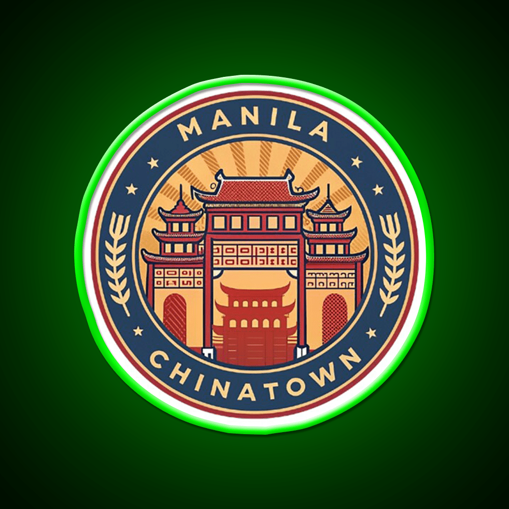 Manila Chinatown Asian Cultural Led Neon Sign Home Wall Art Rgb Color - Shineneon
