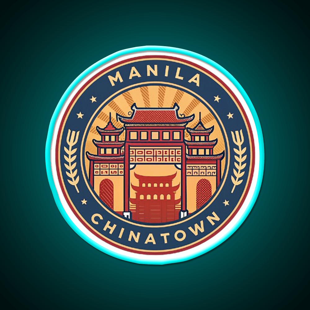 Manila Chinatown Asian Cultural Led Neon Sign Home Wall Art Rgb Color - Shineneon