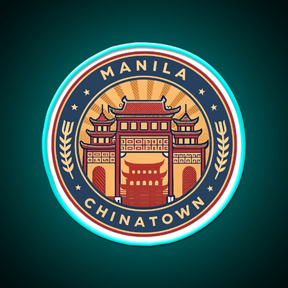 Manila Chinatown Asian Cultural Led Neon Sign Home Wall Art Rgb Color - Shineneon