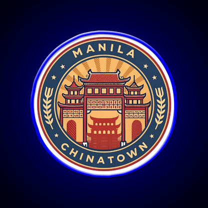 Manila Chinatown Asian Cultural Led Neon Sign Home Wall Art Rgb Color - Shineneon