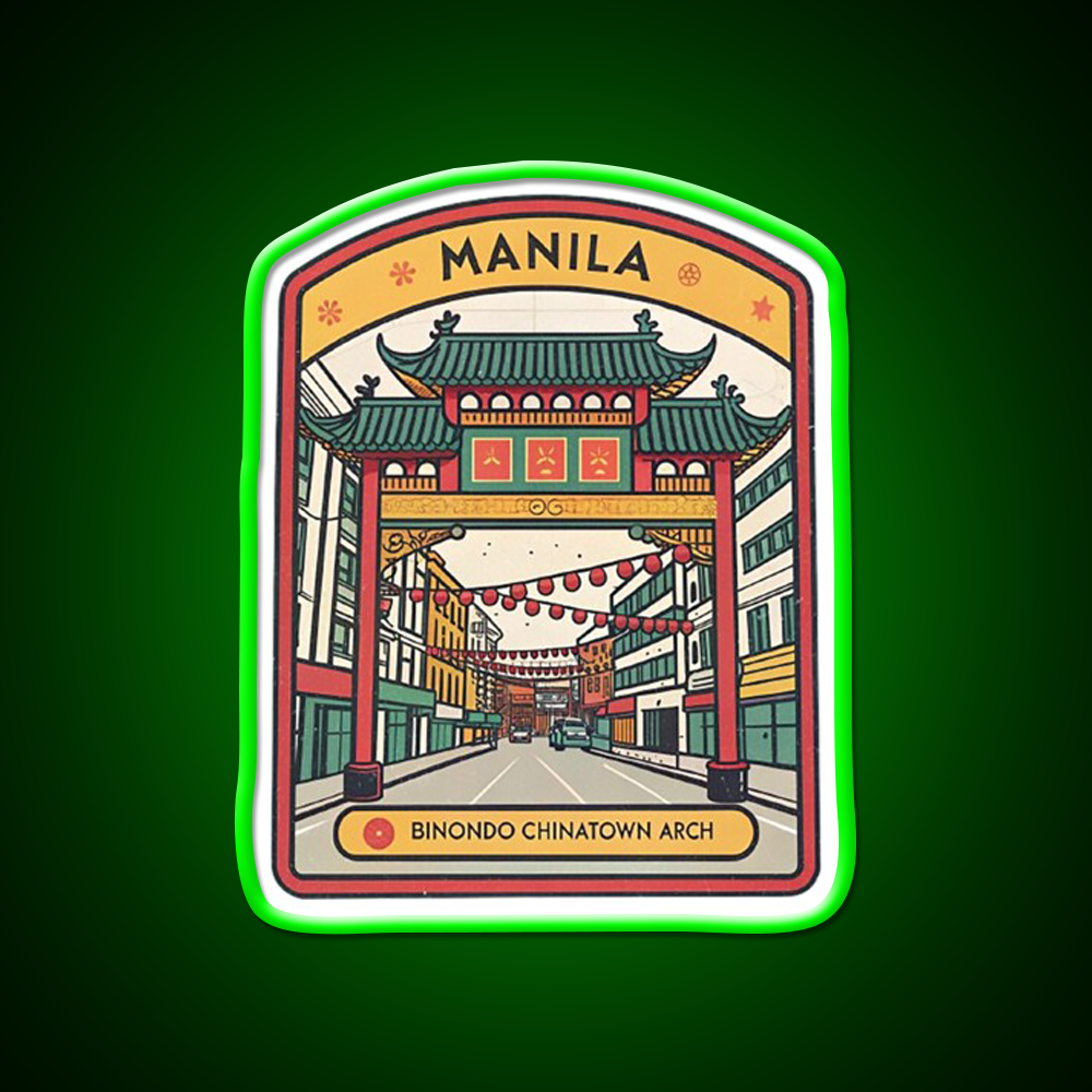 Manila Chinatown Asian Cultural Led Neon Sign Wall Art Rgb Color - LED neon sign view 8