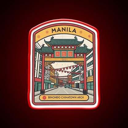 Manila Chinatown Asian Cultural Led Neon Sign Wall Art Rgb Color - Shineneon