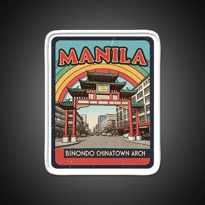 Manila Chinatown Asian Cultural Led Neon Sign Wall Decor Rgb Color - Shineneon