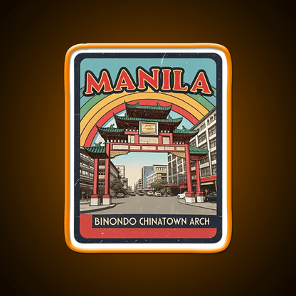 Manila Chinatown Asian Cultural Led Neon Sign Wall Decor Rgb Color - Shineneon