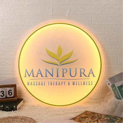 Manipura Acrylic Business Logo Sign - Shineneon