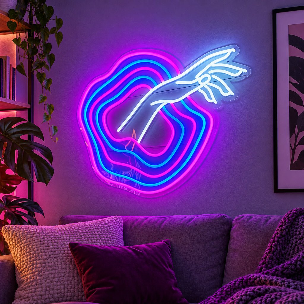 Mano Del Diavolo Hand LED Neon Sign - Shineneon