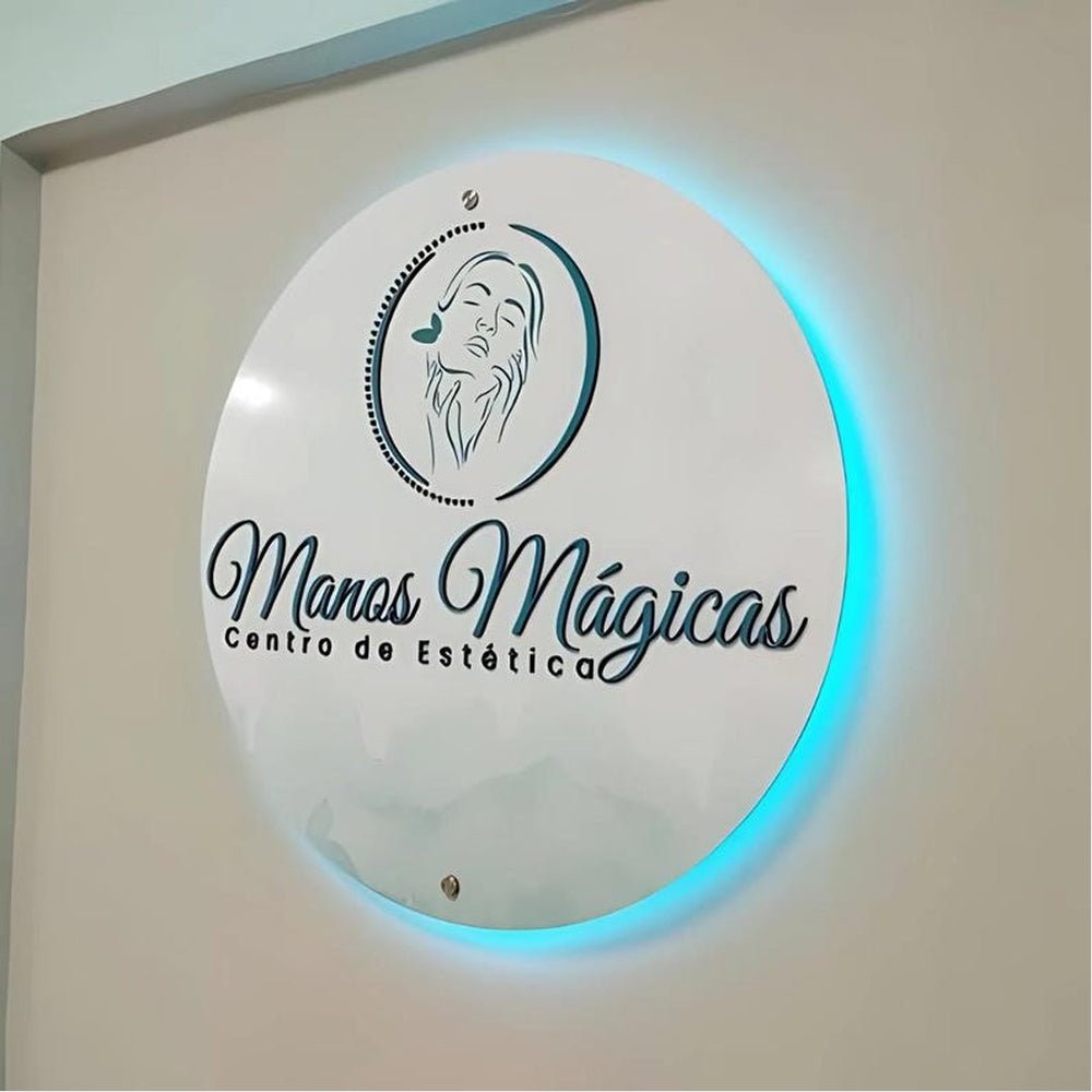 Manqs Magicas Acrylic Business Logo Sign - Shineneon