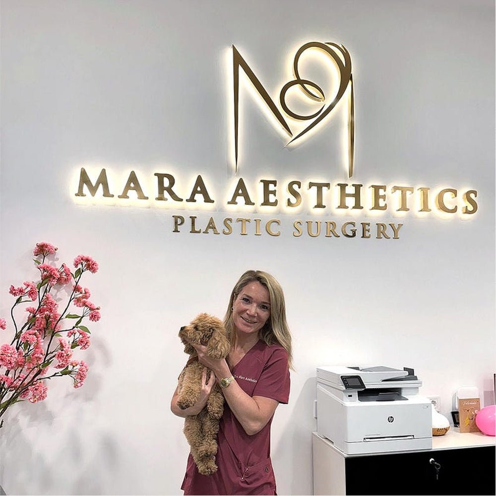 Mara Aesthetics With Logo 3D Backlit Channel Letters Led Light Sign - Shineneon