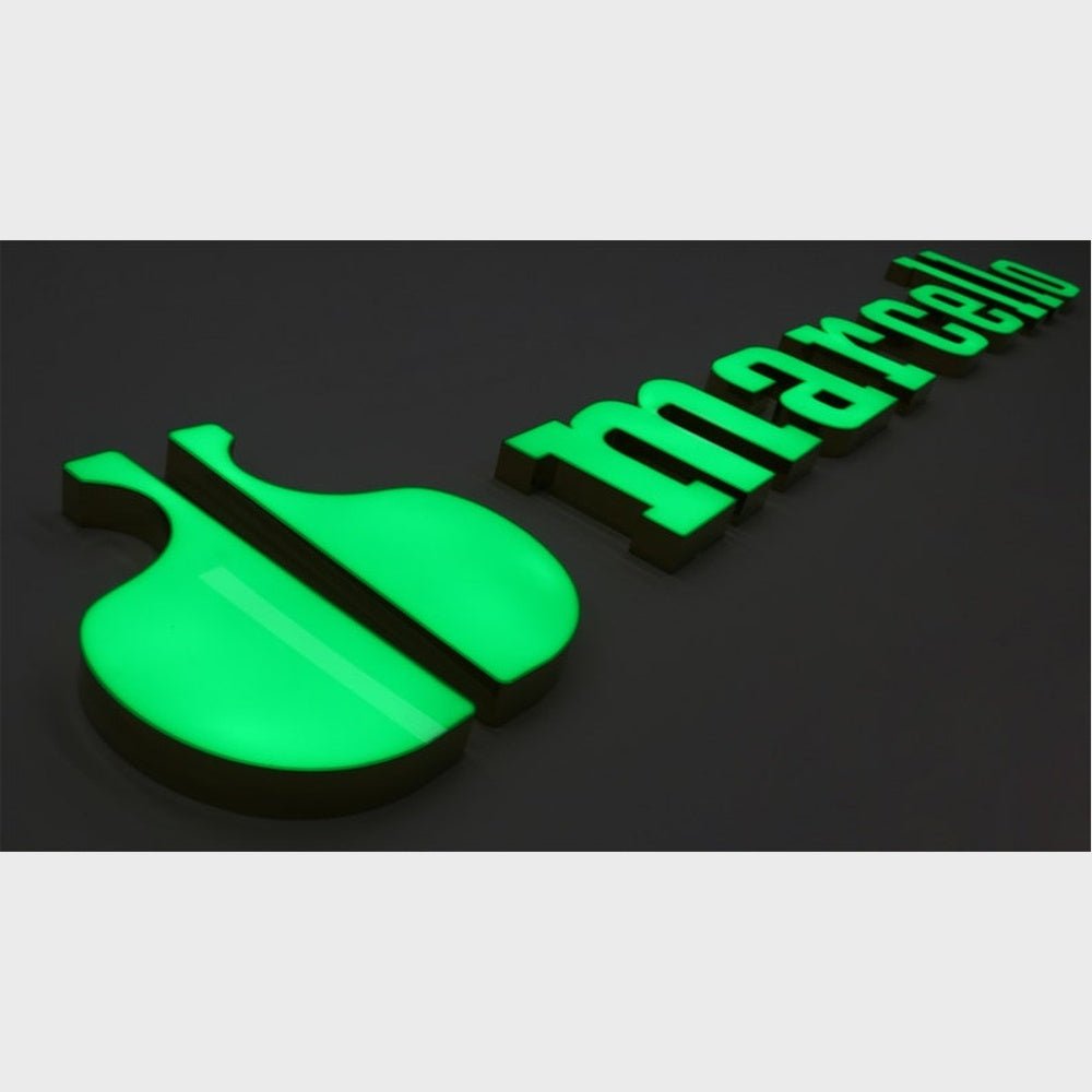 Marcello 3D Frontlit Channel Letters Led Light Sign - Shineneon