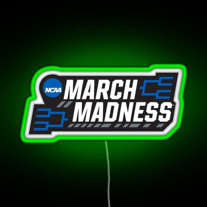 March Madness Rgb Led Neon Sign Pop Wall Art - Shineneon