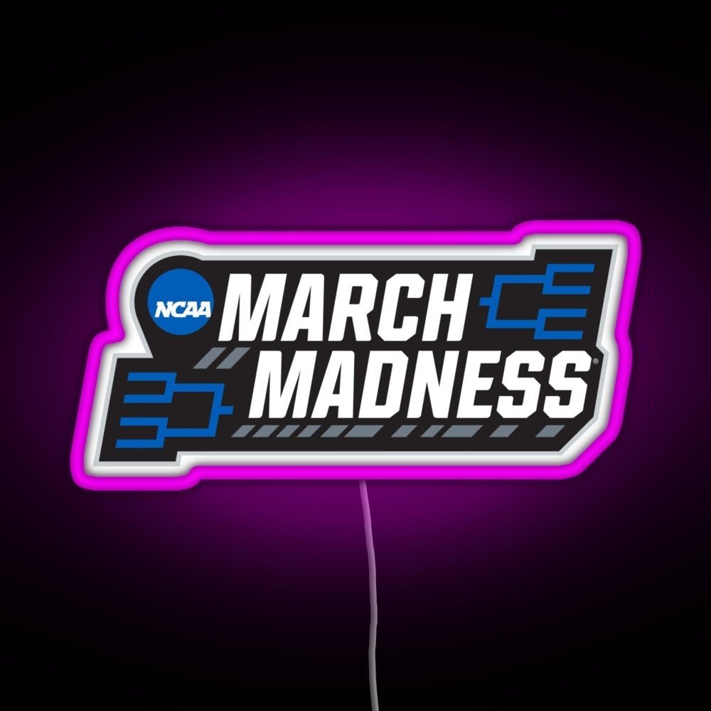 March Madness Rgb Led Neon Sign Pop Wall Art - Shineneon