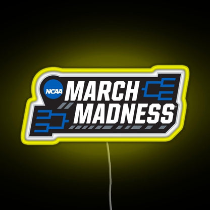 March Madness Rgb Led Neon Sign Pop Wall Art - Shineneon
