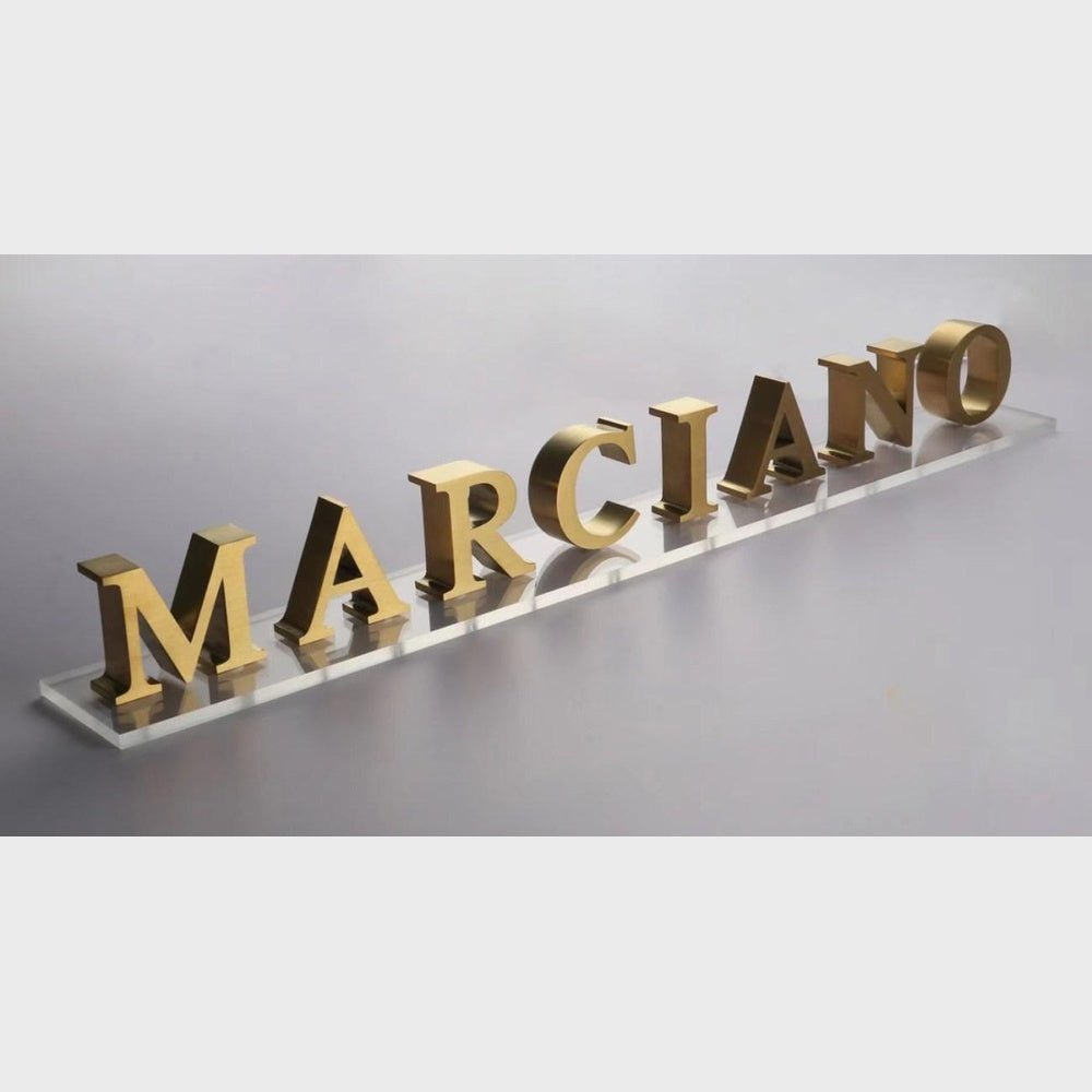 Marciano 3D Backlit Channel Letters Led Light Sign - Shineneon
