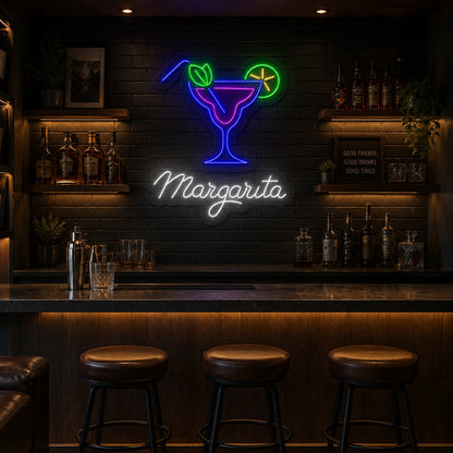 Margarita Bar LED Neon Sign - 02 High-Converting Product Image
