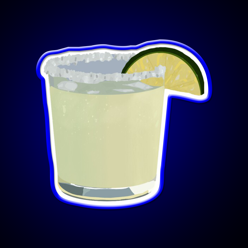 Margarita Cocktail Bar Decor Led Neon Sign Drink Lounge Art Rgb Color - LED neon sign view 5