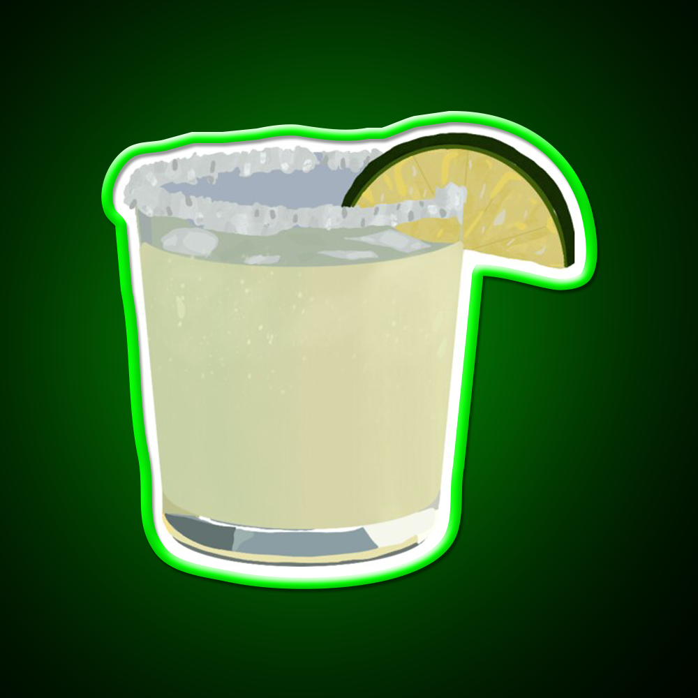 Margarita Cocktail Bar Decor Led Neon Sign Drink Lounge Art Rgb Color - LED neon sign view 8