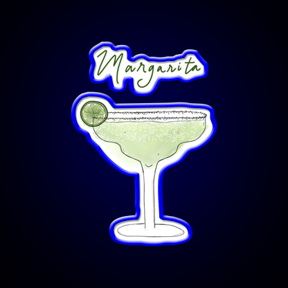 Margarita Cocktail Bar Decor Led Neon Sign Drink Wall Art Rgb Color - LED neon sign view 5