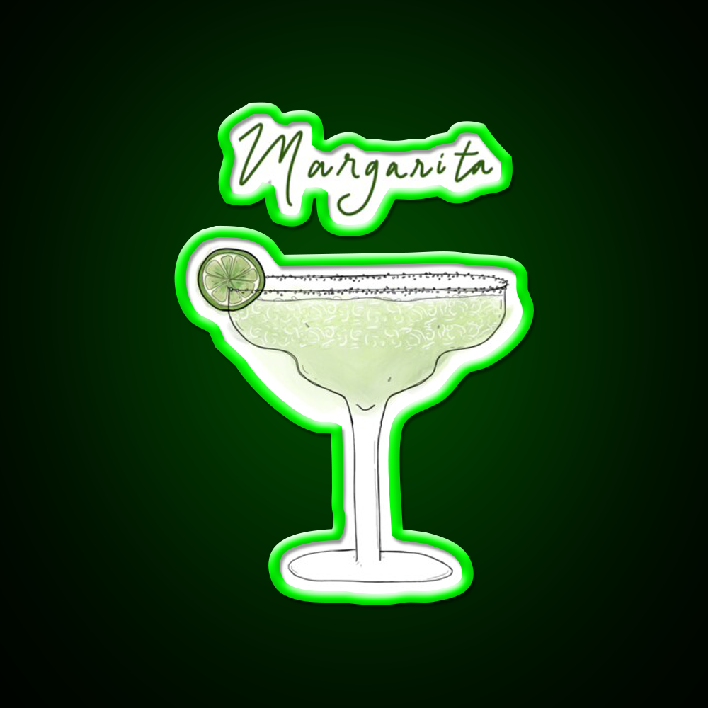 Margarita Cocktail Bar Decor Led Neon Sign Drink Wall Art Rgb Color - LED neon sign view 8