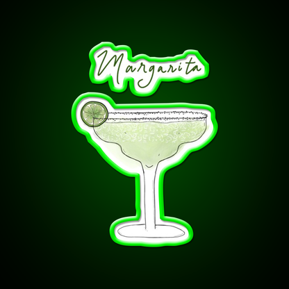 Margarita Cocktail Bar Decor Led Neon Sign Drink Wall Art Rgb Color - LED neon sign view 8