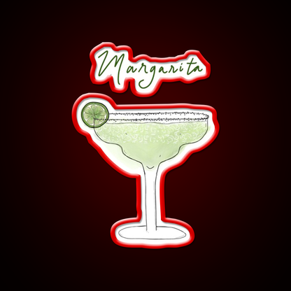Margarita Cocktail Bar Decor Led Neon Sign Drink Wall Art Rgb Color - LED neon sign view 10