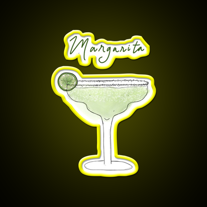 Margarita Cocktail Bar Decor Led Neon Sign Drink Wall Art Rgb Color - LED neon sign view 7