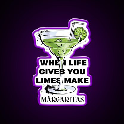 Margarita Cocktail Bar Decor Led Neon Sign For Cocktail Lovers Rgb Color - Shineneon